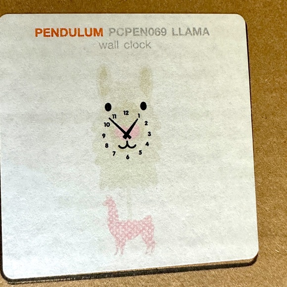 Llama wall clock BNWT - Picture 1 of 6
